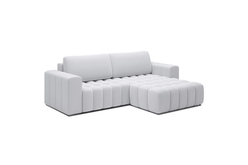 Sektionssoffa Eltap Bonett 250x175x92 cm - Solar 01, Vit, Höger - Möbler - Soffa - Bäddsoffa - Bäddsoffa divan