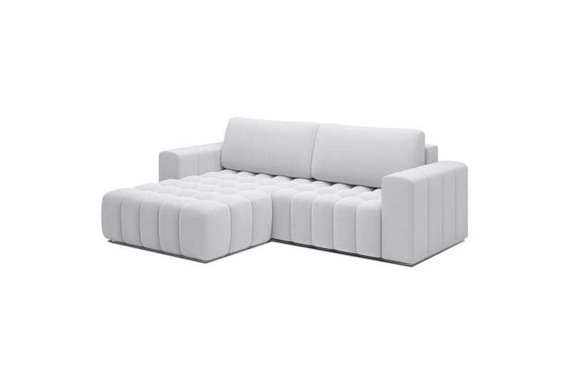 Sektionssoffa Eltap Bonett 250x175x92 cm - Solar 01, Vit, Vänster - Möbler - Soffa - Bäddsoffa - Bäddsoffa divan