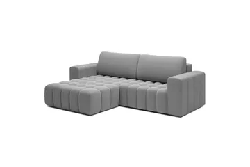 Sektionssoffa Eltap Bonett 250x175x92 cm - Paros 05, Ljusgrå, Vänster - Möbler - Soffa - Bäddsoffa - Bäddsoffa divan