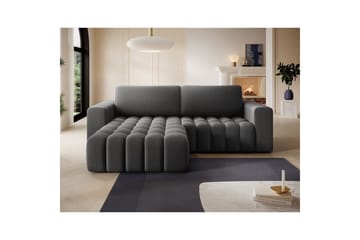 Sektionssoffa Eltap Bonett 250x175x92 cm - Paros 06, Grå, Vänster - Möbler - Soffa - Bäddsoffa - Bäddsoffa divan