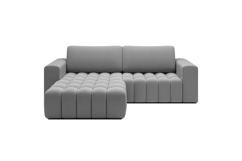 Sektionssoffa Eltap Bonett 250x175x92 cm - Paros 05, Ljusgrå, Vänster - Möbler - Soffa - Bäddsoffa - Bäddsoffa divan