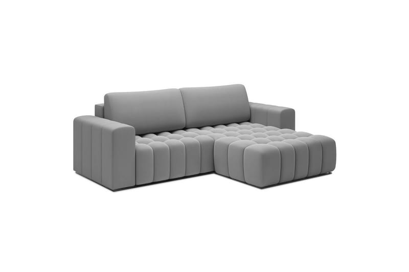 Sektionssoffa Eltap Bonett 250x175x92 cm - Paros 05, Ljusgrå, Höger - Möbler - Soffa - Bäddsoffa - Bäddsoffa divan
