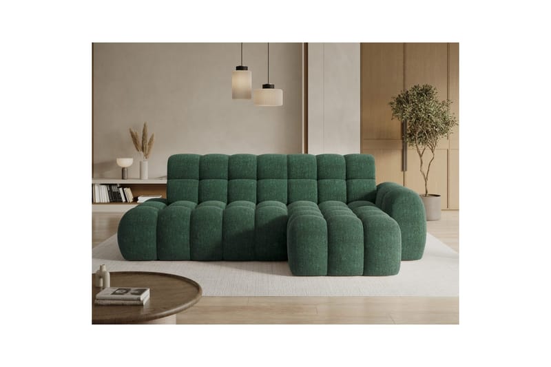 Sektionssoffa Eltap Ceedro 283x165x98 cm - Amore 35, Grön, Höger - Möbler - Soffa - Bäddsoffa - Bäddsoffa divan