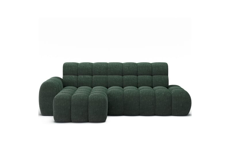 Sektionssoffa Eltap Ceedro 283x165x98 cm, Amore 35, Grön, Vänster