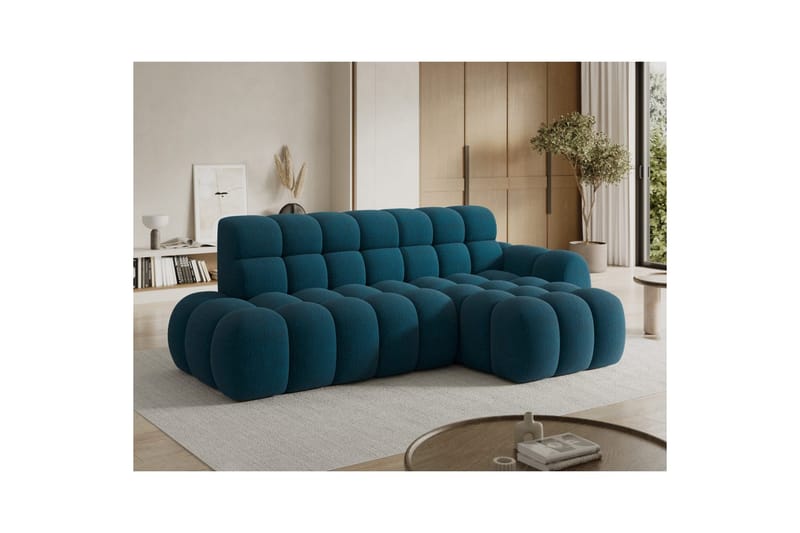 Sektionssoffa Eltap Ceedro 283x165x98 cm - Amore 40, Blå, Höger - Möbler - Soffa - Bäddsoffa - Bäddsoffa divan