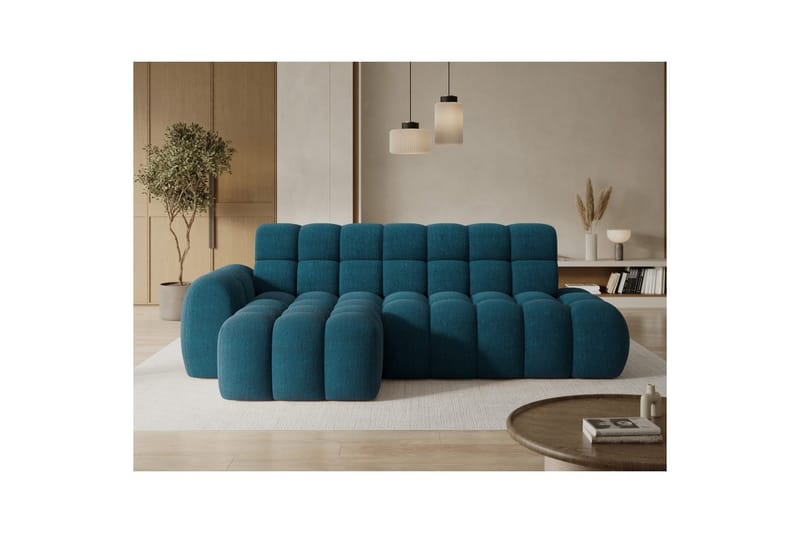 Sektionssoffa Eltap Ceedro 283x165x98 cm - Amore 40, Blå, Vänster - Möbler - Soffa - Bäddsoffa - Bäddsoffa divan