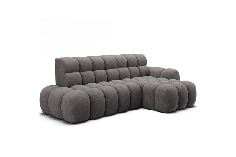 Sektionssoffa Eltap Ceedro 283x165x98 cm - Aura 04, Grå, Höger - Möbler - Soffa - Bäddsoffa - Bäddsoffa divan