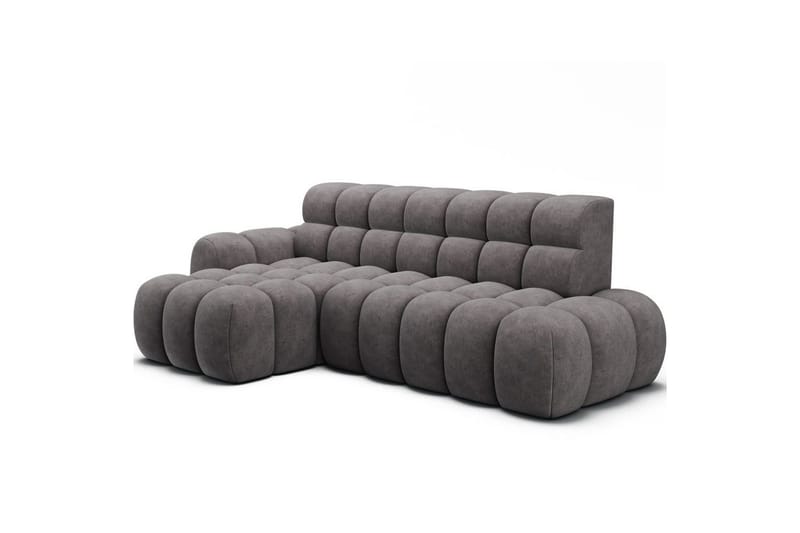 Sektionssoffa Eltap Ceedro 283x165x98 cm - Aura 04, Grå, Vänster - Möbler - Soffa - Bäddsoffa - Bäddsoffa divan