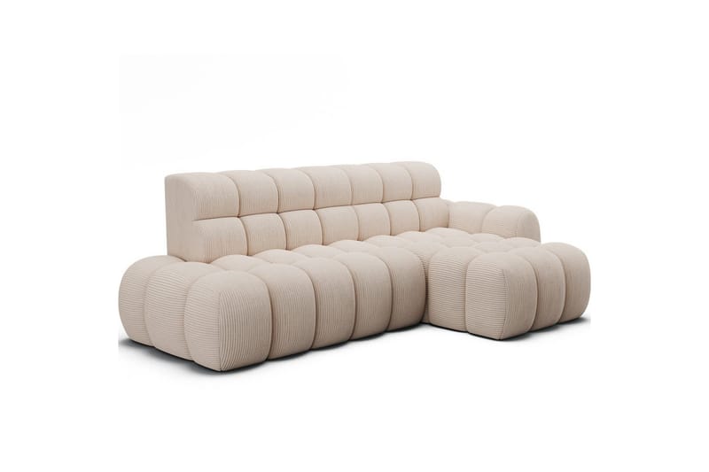 Sektionssoffa Eltap Ceedro 283x165x98 cm - Jarell 20, Beige, Höger - Möbler - Soffa - Bäddsoffa - Bäddsoffa divan