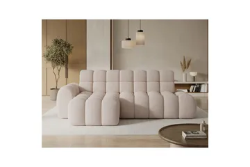 Sektionssoffa Eltap Ceedro 283x165x98 cm - Jarell 20, Beige, Vänster - Möbler - Soffa - Bäddsoffa - Bäddsoffa divan