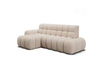 Sektionssoffa Eltap Ceedro 283x165x98 cm - Jarell 20, Beige, Vänster - Möbler - Soffa - Bäddsoffa - Bäddsoffa divan