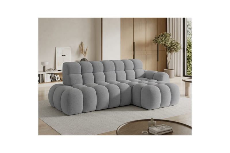 Sektionssoffa Eltap Ceedro 283x165x98 cm - Royal 04, Grå, Höger - Möbler - Soffa - Bäddsoffa - Bäddsoffa divan