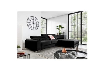 Sektionssoffa Eltap Grayson 278x205x92 cm - Loco 10, Svart, Höger - Möbler - Soffa - Bäddsoffa - Bäddsoffa divan
