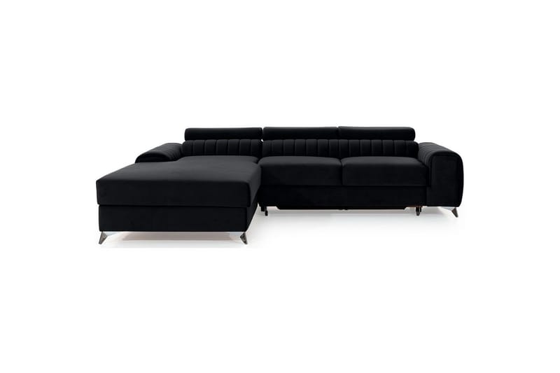 Sektionssoffa Eltap Grayson 278x205x92 cm - Loco 10, Svart, Vänster - Möbler - Soffa - Bäddsoffa - Bäddsoffa divan
