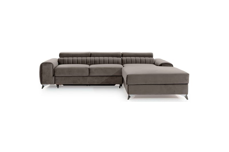 Sektionssoffa Eltap Grayson 278x205x92 cm - Loco 4, Ljusgrå, Höger - Möbler - Soffa - Bäddsoffa - Bäddsoffa divan