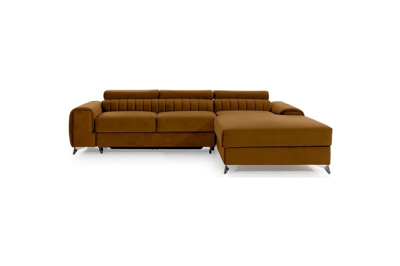 Sektionssoffa Eltap Grayson 278x205x92 cm - Loco 45, Gul, Höger - Möbler - Soffa - Bäddsoffa - Bäddsoffa divan