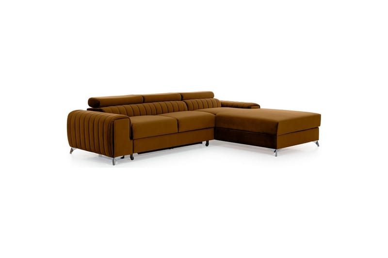 Sektionssoffa Eltap Grayson 278x205x92 cm - Loco 45, Gul, Höger - Möbler - Soffa - Bäddsoffa - Bäddsoffa divan