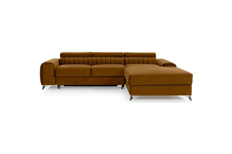 Sektionssoffa Eltap Grayson 278x205x92 cm - Loco 45, Gul, Höger - Möbler - Soffa - Bäddsoffa - Bäddsoffa divan