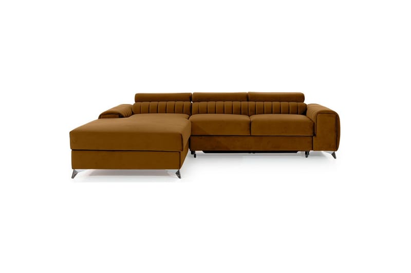 Sektionssoffa Eltap Grayson 278x205x92 cm - Loco 45, Gul, Vänster - Möbler - Soffa - Bäddsoffa - Bäddsoffa divan