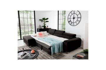 Sektionssoffa Eltap Grayson 278x205x92 cm - Loco 5, Grå, Vänster - Möbler - Soffa - Bäddsoffa - Bäddsoffa divan