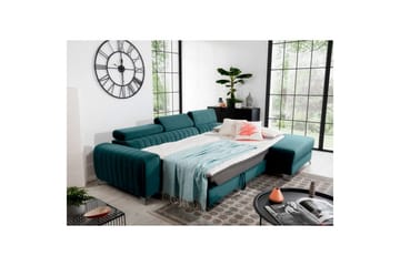 Sektionssoffa Eltap Grayson 278x205x92 cm - Monolith 76, Blå, Höger - Möbler - Soffa - Bäddsoffa - Bäddsoffa divan