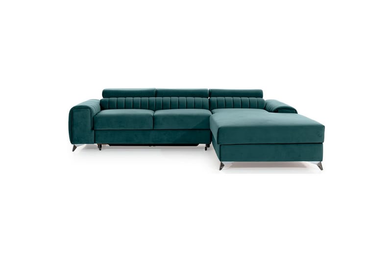 Sektionssoffa Eltap Grayson 278x205x92 cm - Monolith 76, Blå, Höger - Möbler - Soffa - Bäddsoffa - Bäddsoffa divan