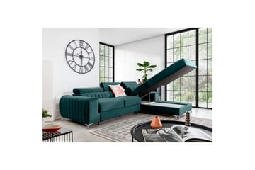 Sektionssoffa Eltap Grayson 278x205x92 cm - Monolith 76, Blå, Höger - Möbler - Soffa - Bäddsoffa - Bäddsoffa divan
