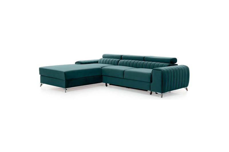 Sektionssoffa Eltap Grayson 278x205x92 cm - Monolith 76, Blå, Vänster - Möbler - Soffa - Bäddsoffa - Bäddsoffa divan
