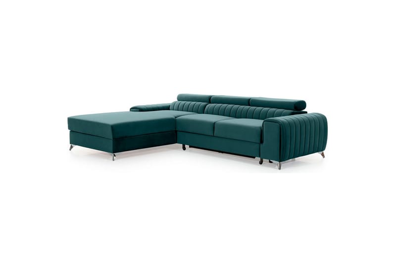 Sektionssoffa Eltap Grayson 278x205x92 cm - Monolith 76, Blå, Vänster - Möbler - Soffa - Bäddsoffa - Bäddsoffa divan