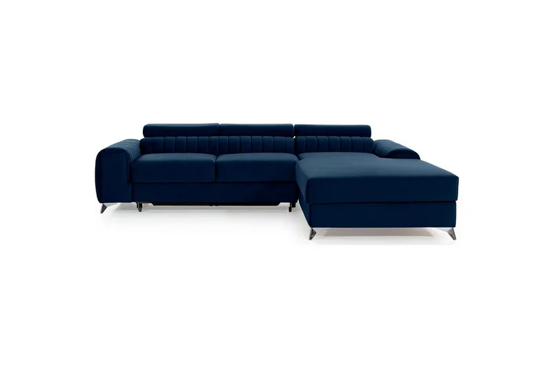 Sektionssoffa Eltap Grayson 278x205x92 cm - Monolith 79, Mörkblå, Höger - Möbler - Soffa - Bäddsoffa - Bäddsoffa divan