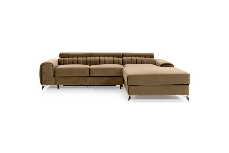 Sektionssoffa Eltap Grayson 278x205x92 cm - Nube 20, Beige, Höger - Möbler - Soffa - Bäddsoffa - Bäddsoffa divan