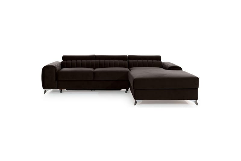 Sektionssoffa Eltap Grayson 278x205x92 cm - Nube 22, Brun, Höger - Möbler - Soffa - Bäddsoffa - Bäddsoffa divan