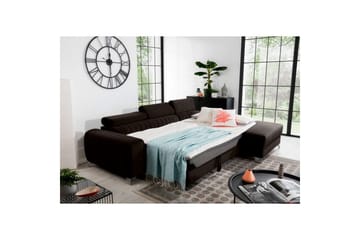 Sektionssoffa Eltap Grayson 278x205x92 cm - Nube 22, Brun, Höger - Möbler - Soffa - Bäddsoffa - Bäddsoffa divan