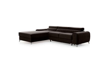 Sektionssoffa Eltap Grayson 278x205x92 cm - Nube 22, Brun, Vänster - Möbler - Soffa - Bäddsoffa - Bäddsoffa divan