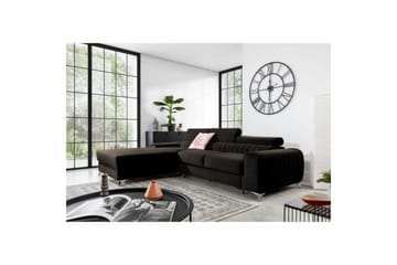 Sektionssoffa Eltap Grayson 278x205x92 cm - Nube 22, Brun, Vänster - Möbler - Soffa - Bäddsoffa - Bäddsoffa divan
