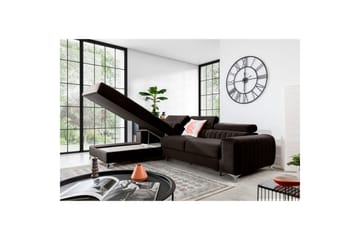 Sektionssoffa Eltap Grayson 278x205x92 cm - Nube 22, Brun, Vänster - Möbler - Soffa - Bäddsoffa - Bäddsoffa divan