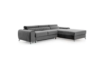Sektionssoffa Eltap Grayson 278x205x92 cm - Nube 3, Ljusgrå, Höger - Möbler - Soffa - Bäddsoffa - Bäddsoffa divan