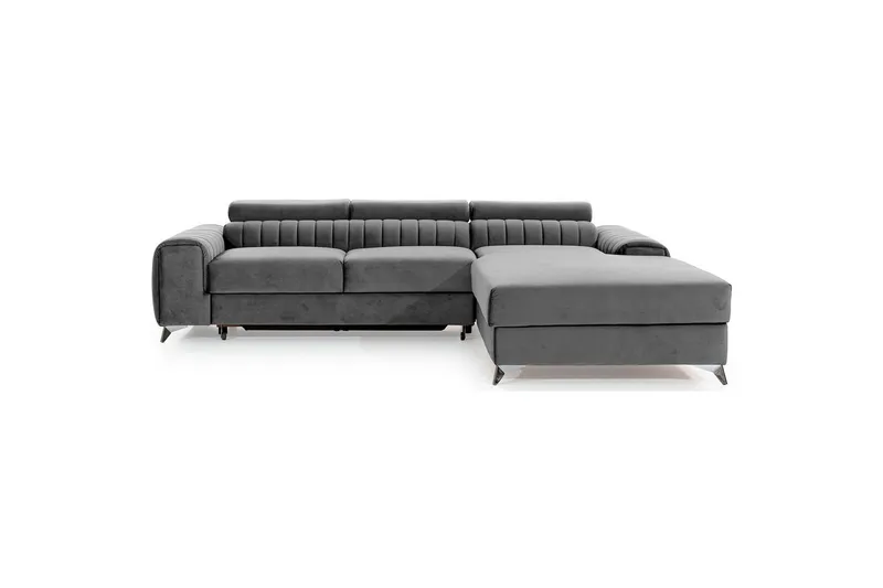 Sektionssoffa Eltap Grayson 278x205x92 cm - Nube 3, Ljusgrå, Höger - Möbler - Soffa - Bäddsoffa - Bäddsoffa divan