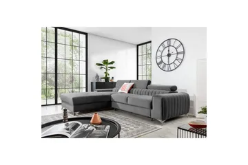 Sektionssoffa Eltap Grayson 278x205x92 cm - Nube 3, Ljusgrå, Vänster - Möbler - Soffa - Bäddsoffa - Bäddsoffa divan