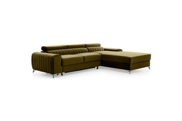 Sektionssoffa Eltap Grayson 278x205x92 cm - Nube 33, Grön, Höger - Möbler - Soffa - Bäddsoffa - Bäddsoffa divan