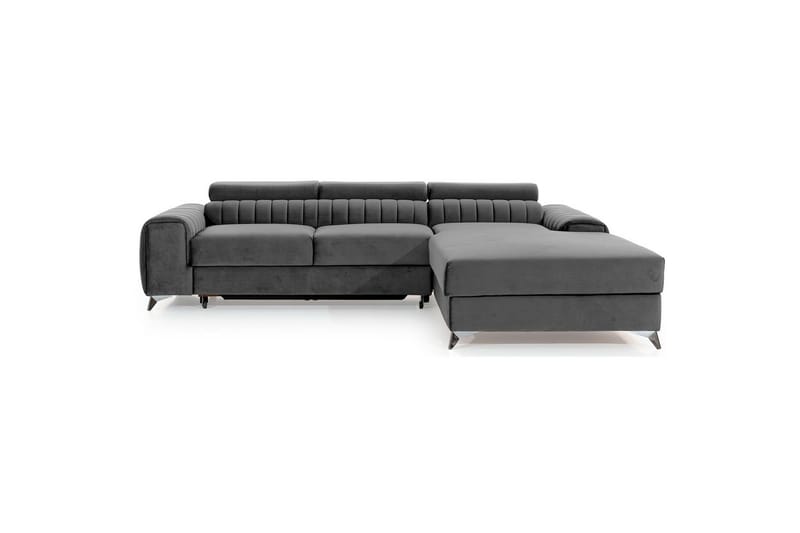 Sektionssoffa Eltap Grayson 278x205x92 cm - Nube 4, Ljusgrå, Höger - Möbler - Soffa - Bäddsoffa - Bäddsoffa divan