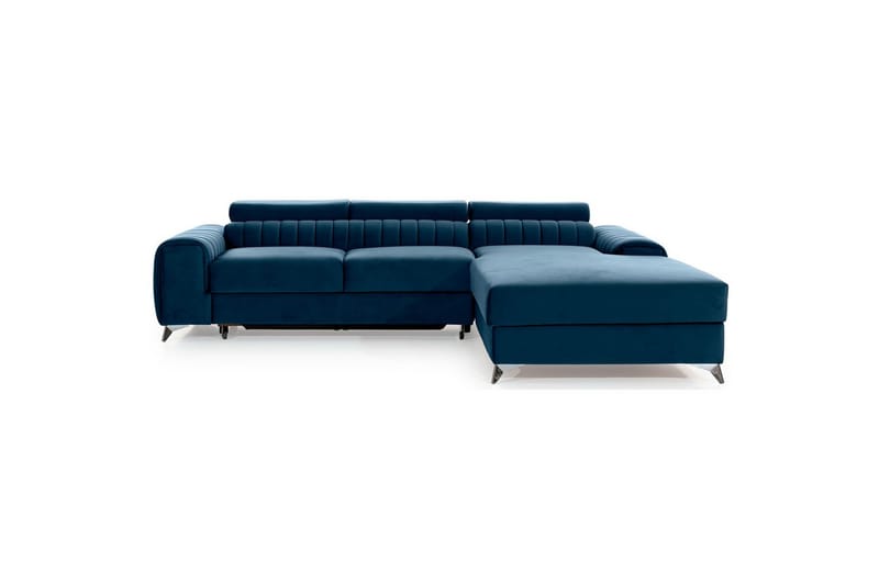 Sektionssoffa Eltap Grayson 278x205x92 cm - Nube 40, Blå, Höger - Möbler - Soffa - Bäddsoffa - Bäddsoffa divan