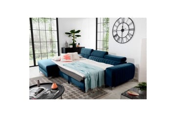 Sektionssoffa Eltap Grayson 278x205x92 cm - Nube 40, Blå, Vänster - Möbler - Soffa - Bäddsoffa - Bäddsoffa divan