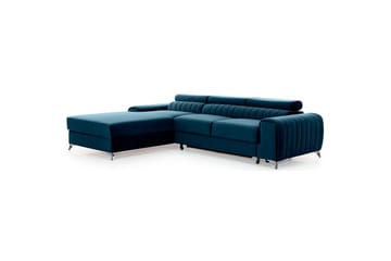 Sektionssoffa Eltap Grayson 278x205x92 cm - Nube 40, Blå, Vänster - Möbler - Soffa - Bäddsoffa - Bäddsoffa divan