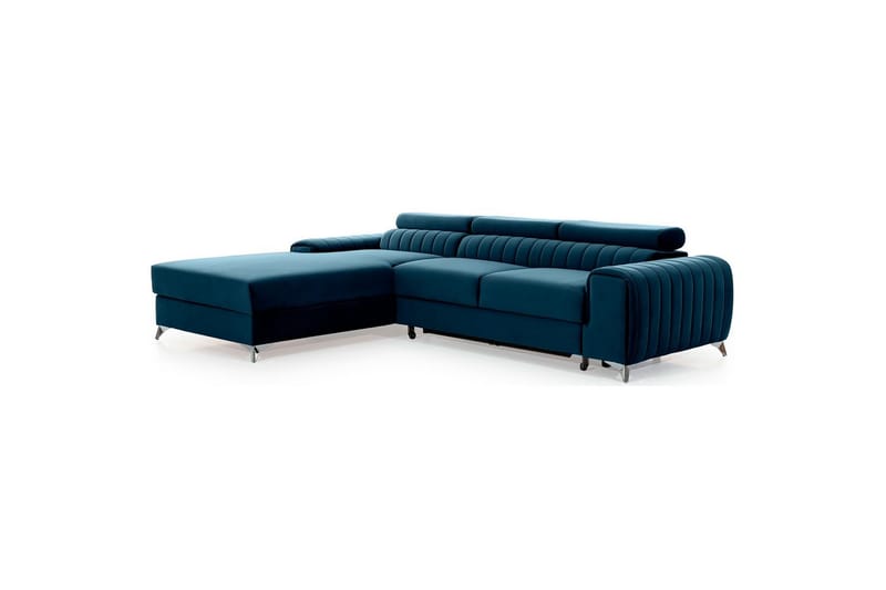 Sektionssoffa Eltap Grayson 278x205x92 cm - Nube 40, Blå, Vänster - Möbler - Soffa - Bäddsoffa - Bäddsoffa divan