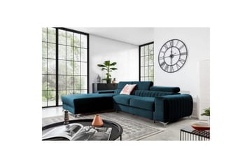 Sektionssoffa Eltap Grayson 278x205x92 cm - Nube 40, Blå, Vänster - Möbler - Soffa - Bäddsoffa - Bäddsoffa divan