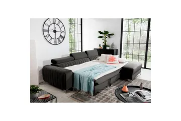 Sektionssoffa Eltap Grayson 278x205x92 cm - Nube 5, Grå, Höger - Möbler - Soffa - Bäddsoffa - Bäddsoffa divan