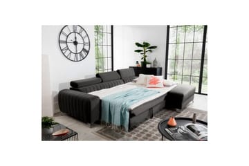 Sektionssoffa Eltap Grayson 278x205x92 cm - Nube 5, Grå, Höger - Möbler - Soffa - Bäddsoffa - Bäddsoffa divan
