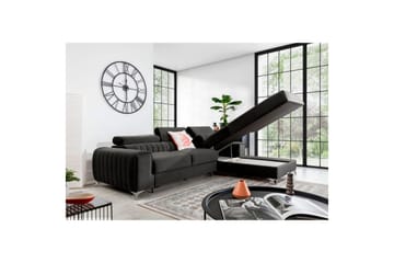 Sektionssoffa Eltap Grayson 278x205x92 cm - Nube 5, Grå, Höger - Möbler - Soffa - Bäddsoffa - Bäddsoffa divan