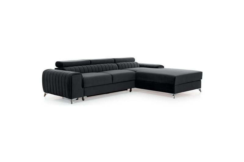 Sektionssoffa Eltap Grayson 278x205x92 cm - Nube 6, Mörkgrå, Höger - Möbler - Soffa - Bäddsoffa - Bäddsoffa divan
